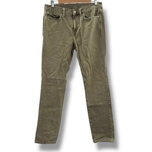 Outerknown Organic Cotton Jeans‎ Men’s Size 30x32 Olive Green Straight Leg